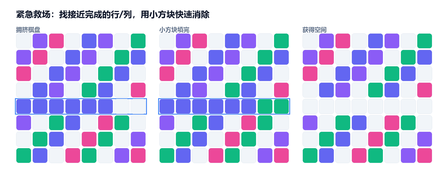 紧急救场技巧示意图